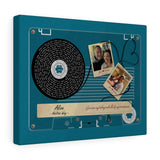 Cassette -- Jim & Sarah 04.21.2021 -- Canvas 11x14 -- Printify