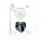 Lyrics -- Deb and Dan  08/08/2020 -- 16x20 -- Printify