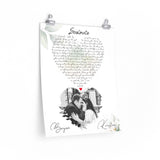 Lyrics Song -- Poster/ 16''x20'' -- Bryan & Kristin