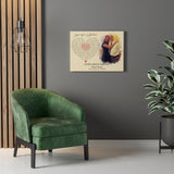 Music Lyrics Song -- Canvas 18"X24" -- Paul & Barbara