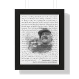 Lyrics -- Tim & Stacy 5/12/2012 -- Black framed 11x14 -- Printify