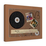 Cassettes-Tape Prints -- Canvas 11"X14" -- Randy & Tashia 2