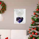 Lyrics -- Ty and Jackie -- 16x20 -- Printify