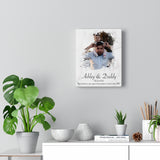 Poster --  Ashley & Daddy -- Canvas 8"x10" -- printify