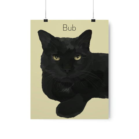 Printify Matte 11x14 Poster - Dog 2.6 - Bub