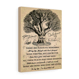 in My Life Lyrics -- canvas 11"x14" -- 5 -- printify