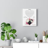 Lyrics -- Christy & Eric -- Canvas 8x10 -- Printify