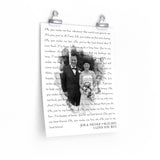 Lyrics Song -- poster/ 11''x14'' -- Joe & Nicole 06.25.2021