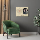 Lyrics -- Kaydence & Sean 12.13.20 -- Canvas 18x24 -- Printify