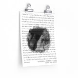Lyrics -- Ka’Teshia & Dedrick 2.5.2020 -- 9x11 -- Printify