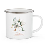 12oz Enamel Camping Mug - Printify - Autumn A - Botanica