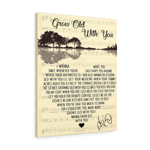 Grow Old With You -- 3 -- Canvas 24x30 -- Printify
