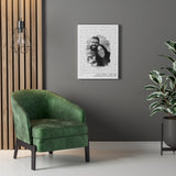 Lyrics -- Gary & Melissa June 7, 2021 -- Canvas 18x24 -- Printify