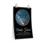 Stars Map -- Poster 12"x18" -- Natalie Salameh