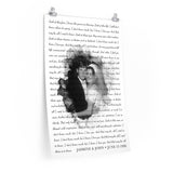 Lyrics Song -- Poster 20"x30" --  Jasmine & John June 15 1996