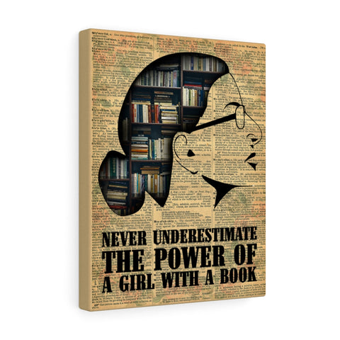 CREATORY Never Underestimate  -- Canvas 11"X14" -- 2