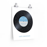 Lyrics -- Courtney & Matti January 1, 2015 -- 11x14 -- Printify