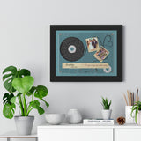 Lyrics -- Renee & Phil 04.25.2015 -- Black framed 12x16 -- Printify