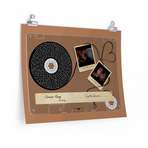 Cassettes-Tape Prints -- Poster/ 16''x20'' -- Lukas & Vanessa