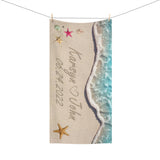Couple Beach Towel, 30x60 -- Karsyn & John 06.24.2022
