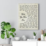 Wishing You Were Here Poster -- 17 -- Canvas 12x16 -- Printify