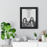 Lyrics -- Larryville (Dr. Kevin O'Brien 1965-2021) -- Black frame 11x14 -- Printify
