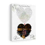 Lyrics -- Trell & Renee’ -- Canvas 8x10 -- Printify