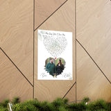 Poster 11x14 Printify - Dan & Kellie 10-15-22 - How long will I love you