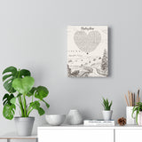 Country Music Song -- Canvas 8"x10" -- Denise & Kevin