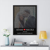 Lyrics -- Adam & Nicole 10.15.16 -- Canvas 24x30 -- Printify