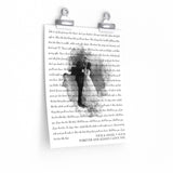 Lyrics Song -- poster/ 9''x11'' -- Nick & Angel 10-9-21