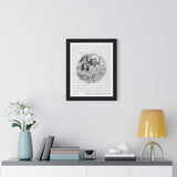 Lyrics -- Jonathan & Cristen 09/04/2021 -- Black framed 16x20 -- Printify