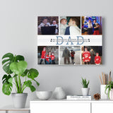 Dad poster -- We appreciate all your sacrifice's -- Canvas 16x12 -- printify