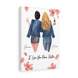 Personalized Best Friend -- Canvas 12"X16" -- 2 -- printify