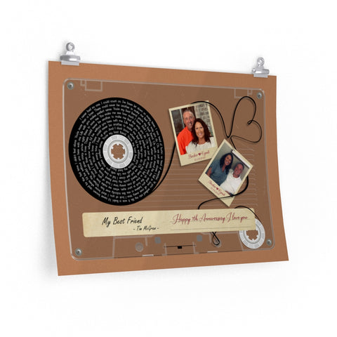 Cassette -- Becker& Cyndi 10.09.2014 -- 18x24 -- Printify