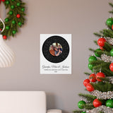 Lyrics Song -- poster/ 11''x14'' -- Grandpa, Mimi & Jackson