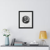 Lyrics -- M & M 11.7.2021 -- Black framed 16x20 -- Printify
