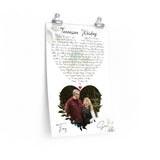 Lyrics -- Sue & Troy -- 12x18 -- printify