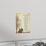 Poster Matte 11x14 Printify - I Cross My Heart - Design 5