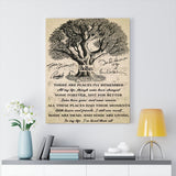 In My Life Lyrics Poster -- Canvas  24"x30" -- 5 -- printify
