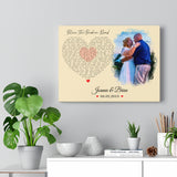 Lyrics Song -- Canvas 12"X16" -- Joanna & Brian