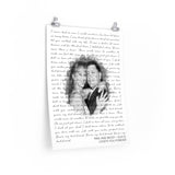 Lyrics -- Mike and Becky 12/01/12 -- 18x24 -- Printify