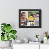 Print poster -- In Loving Memory of  Roger & Felicitas -- Black framed 11x14 -- Printify