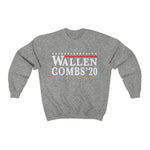 Wallen Combs 20 -- Unisex Crewneck Sweatshirt -- Sport Grey -- 17 -- printify