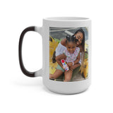 Text Photo Mug -- 15oz Color Changing -- Life Doesn’t Come With A Manual -- printify