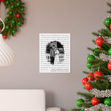 Lyrics Song -- poster/ 11''x14'' -- David & Stephanie