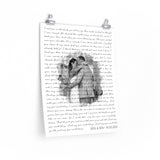 Lyrics -- Jess & Ken 10.03.2021 -- 16x20 -- printify