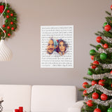 Lyrics -- Mike & Heidi - May 16, 2002 -- 16x20 -- Printify