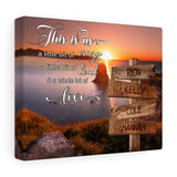 Street sign -- Rion Kelly Cole Hannah -- Canvas8x10 -- Printify