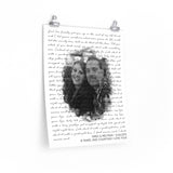 Lyrics Song -- Poster/ 16''x20'' -- Greg & MeLynda